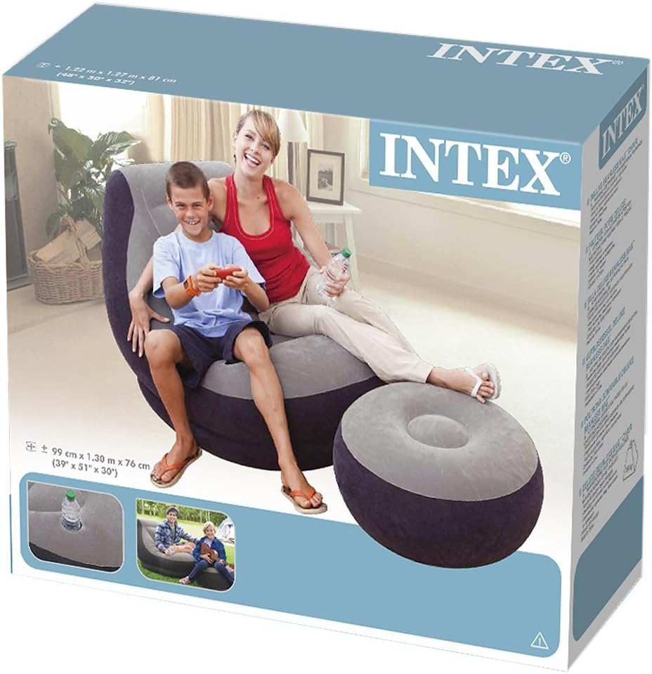 Sillon inflable + ottoman